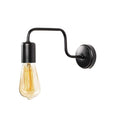 Aplica de perete cu LED Kerquin, metal, Negru, 28x10x11 cm