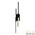 Aplica De Perete Aplică de perete LED Derqia, Metal, Negru, 10x70 cm
