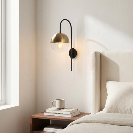 Aplica de perete Sunflux, Negru