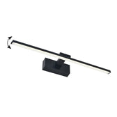 Aplica perete LED Debiwen, metal, Negru, 60x10 cm, detaliu produs