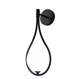 Aplica perete Teary, Negru-Alb, metal, 16x12x37 cm