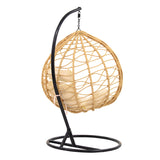 Balansoar Hudson, Metal si PP, 109x119x195 cm - Bej