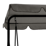 Balansoar Globo, Metal, 170x110x153 cm - Gri