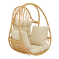 Balansoar de gradina Jorg Boho Natural 80x59x105 cm