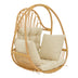 Balansoar de gradina Jorg Boho Natural 80x59x105 cm