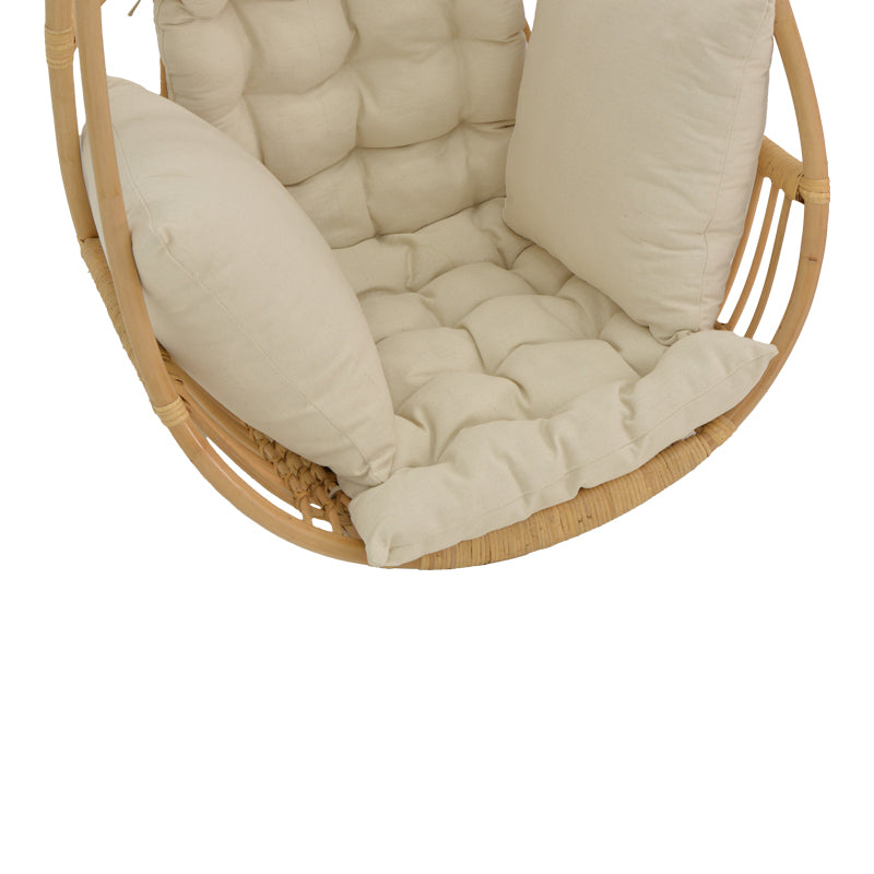 Balansoar de gradina Jorg Boho, Natural, 80x59x105 cm