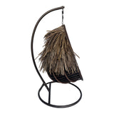 Balansoar Varur, Maro-Negru, Ratan, 120x105x195 cm