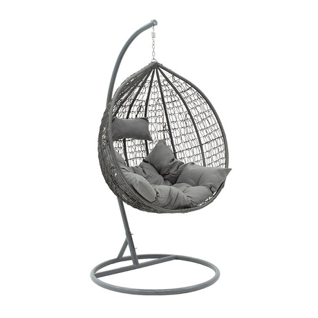 Balansoar Zafer, Gri - Maro, 106x103x200 cm