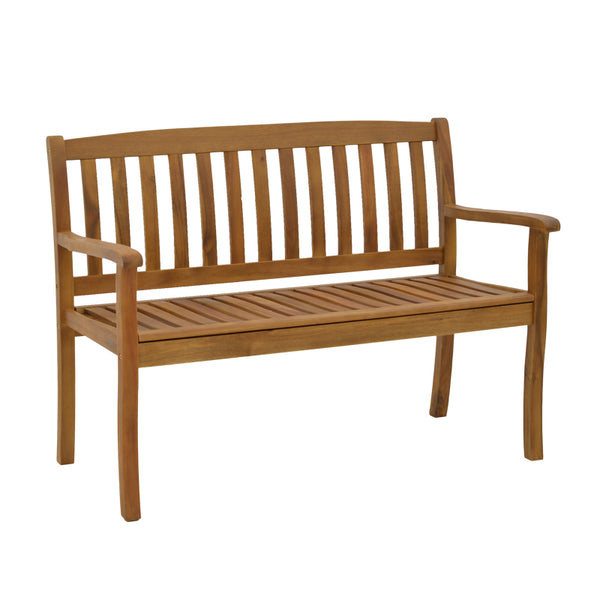 Banca cu 2 locuri Jerdu lemn Natural de salcâm, 120x61x87 cm