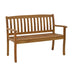 mobilier de gradina Banca cu 2 locuri Jerdu lemn Natural de salcâm 120x61x87 cm