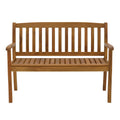 Banca cu 2 locuri Jerdu lemn Natural de salcâm, 120x61x87 cm, imagine suplimentara