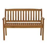Banca cu 2 locuri Jerdu lemn Natural de salcâm, 120x61x87 cm