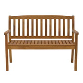 Banca cu 2 locuri Jerdu lemn Natural de salcâm, 120x61x87 cm, imagine suplimentara