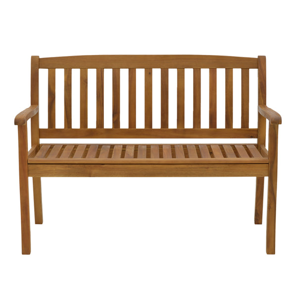 Banca cu 2 locuri Jerdu lemn Natural de salcâm, 120x61x87 cm
