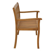 Banca cu 2 locuri Jerdu lemn Natural de salcâm, 120x61x87 cm, detaliu produs