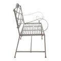 Banca metal de gradina Benko, bronz, 114x45x95 cm, detaliu produs