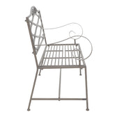 Banca metal de gradina Benko, bronz, 114x45x95 cm, detaliu produs