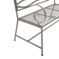 Banca metal de gradina Benko, bronz, 114x45x95 cm, foto produs