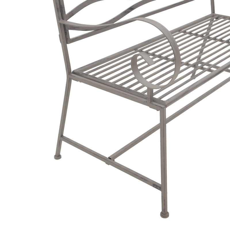 Banca metal de gradina Benko, bronz, 114x45x95 cm, foto produs