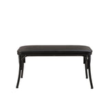 Bancă Oliver Bench 1, Negru, 49x41x100 cm