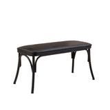 Bancă Oliver Bench 1, Negru, 49x41x100 cm