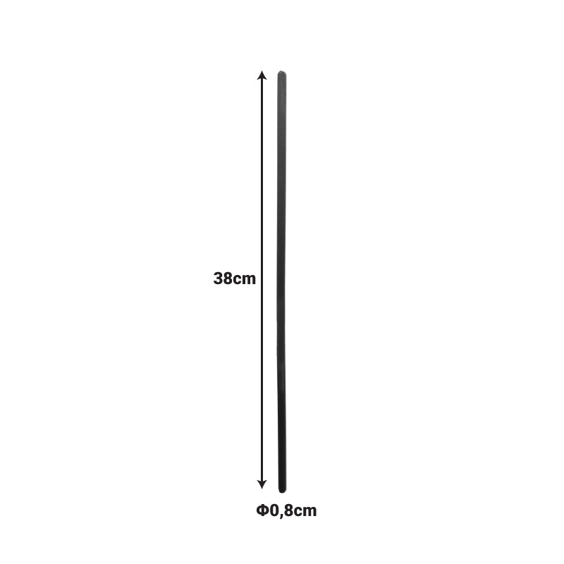 Bară pentru scaun regizor cu funcție de suport, Negru, 38 cm, 38 cm