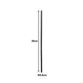 Bară pentru scaun regizor cu funcție de suport, Negru, 38 cm, 1x1x38 cm, detaliu produs