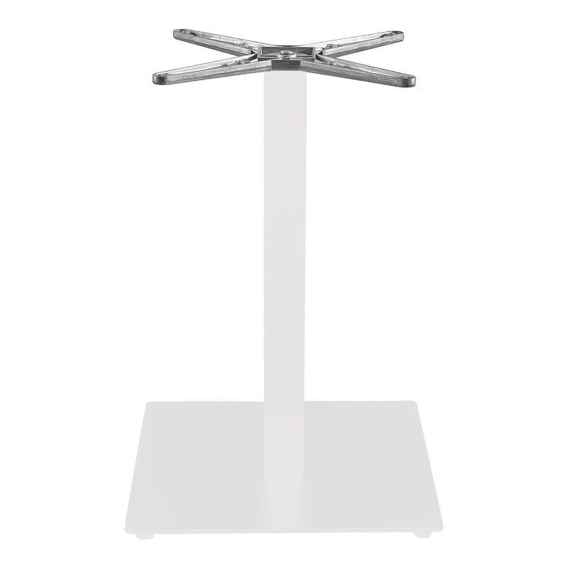 Bază de masă metalică Thonor, Industrial, Metal, Alb, 48x48x73 cm - Alb
