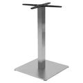 Baza de Masa pentru bar inaltime medie Soar, din aluminiu, Gri, 45x45x94 cm, imagine suplimentara
