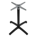 Bază de masă pliabilă metalică Levo, negru, 69x69x73 cm, detaliu produs