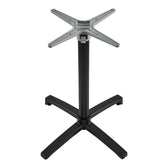 Bază de masă pliabilă metalică Levo, negru, 69x69x73 cm, detaliu produs