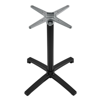 Bază de masă pliabilă metalică Levo, negru, 69x69x73 cm, detaliu produs