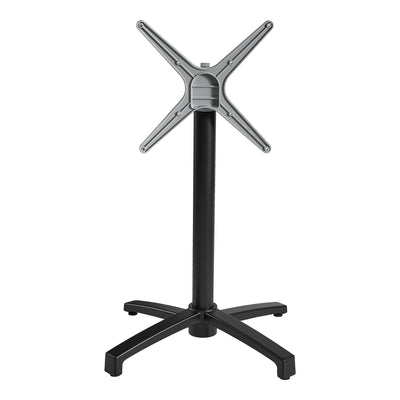 Bază de masă pliabilă metalică Levo, negru, 69x69x73 cm, perspectiva suplimentara