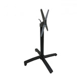 Bază de masă pliabilă metalică Levo, negru, 69x69x73 cm