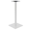 Baza masa bar functionala Staid, metal, Alb-Negru, 40x40x94 cm