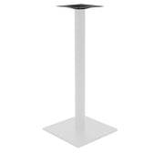Baza masa bar functionala Staid, metal, Alb-Negru, 40x40x94 cm