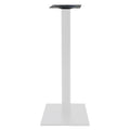 Baza masa bar functionala Staid, metal, Alb-Negru, 40x40x94 cm, imagine suplimentara