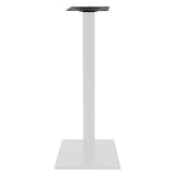 Baza masa bar functionala Staid, metal, Alb-Negru, 40x40x94 cm