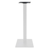 Baza masa bar functionala Staid, metal, Alb-Negru, 40x40x94 cm, imagine suplimentara