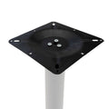 Baza masa bar functionala Staid, metal, Alb-Negru, 40x40x94 cm, detaliu produs