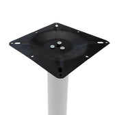 Baza masa bar functionala Staid, metal, Alb-Negru, 40x40x94 cm, detaliu produs