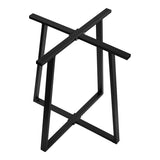 Bază masă bar metalică Mulbe, Metal, Negru, 50x50x90 cm