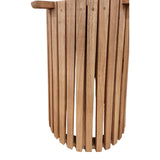 Bază masă interior cu structură stabilă, Galy I, Lemn mindi, Natural, 60x75 cm