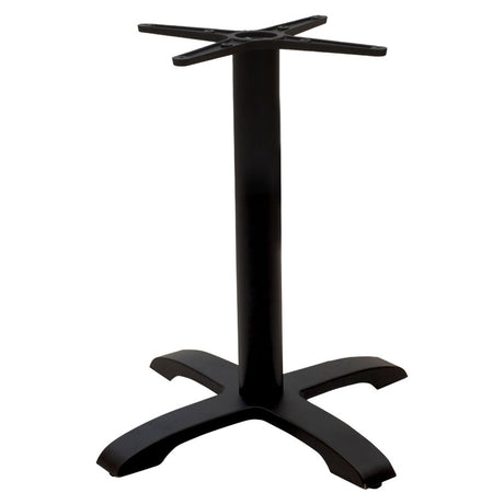 Baza mesei de bar Ntona, neagra, 62x62x108 cm
