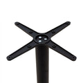 Baza mesei de bar Ntona, neagra, 62x62x108 cm, imagine suplimentara