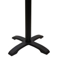 Baza mesei de bar Ntona, neagra, 62x62x108 cm, detaliu produs