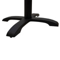 Baza mesei de bar Ntona, neagra, 62x62x108 cm, perspectiva suplimentara