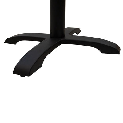Baza mesei de bar Ntona, neagra, 62x62x108 cm, perspectiva suplimentara