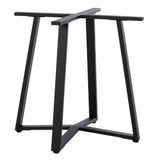 Baza mesei metalice Mulbe, neagra, 70x70x73 cm - Negru