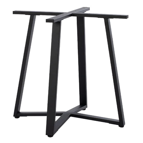 Baza mesei metalice Mulbe, neagra, 70x70x73 cm